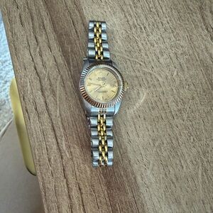 Two-Tone Gold Dial Jubilee Bracelet Watch